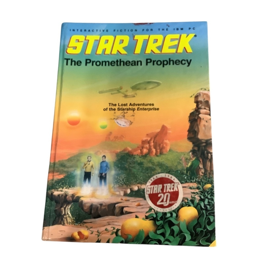 Star Trek: The Promethean Prophecy interactive fiction for PC from 1986